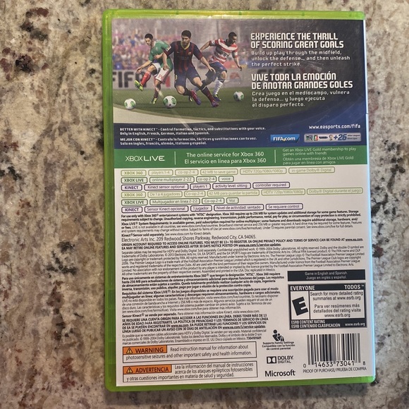 Xbox 360 FIFA 14 game in good condition - Picture 2 of 2